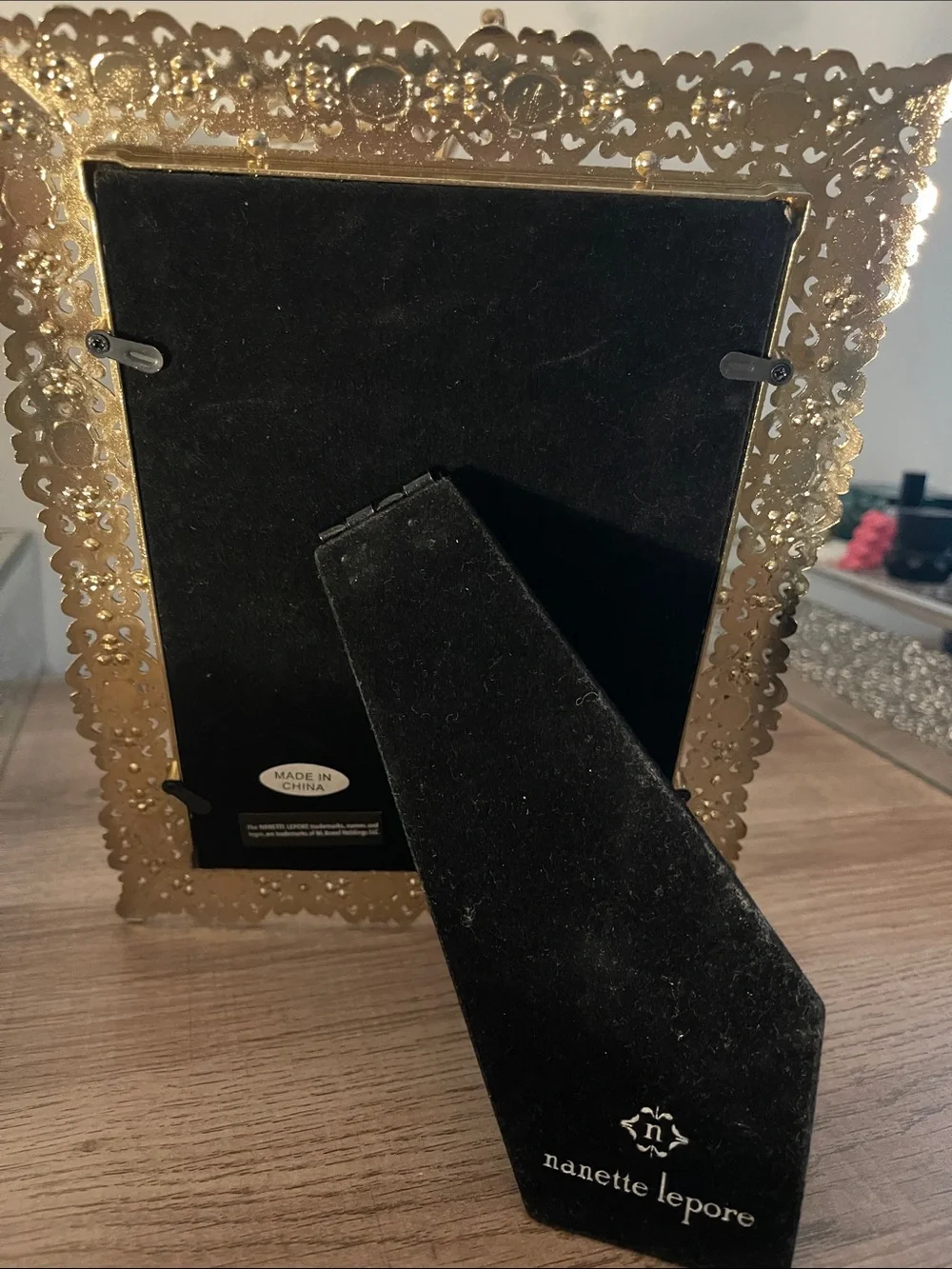 Nanette Lepore Ornate Antique-Style Gold Photo Frame - Gold